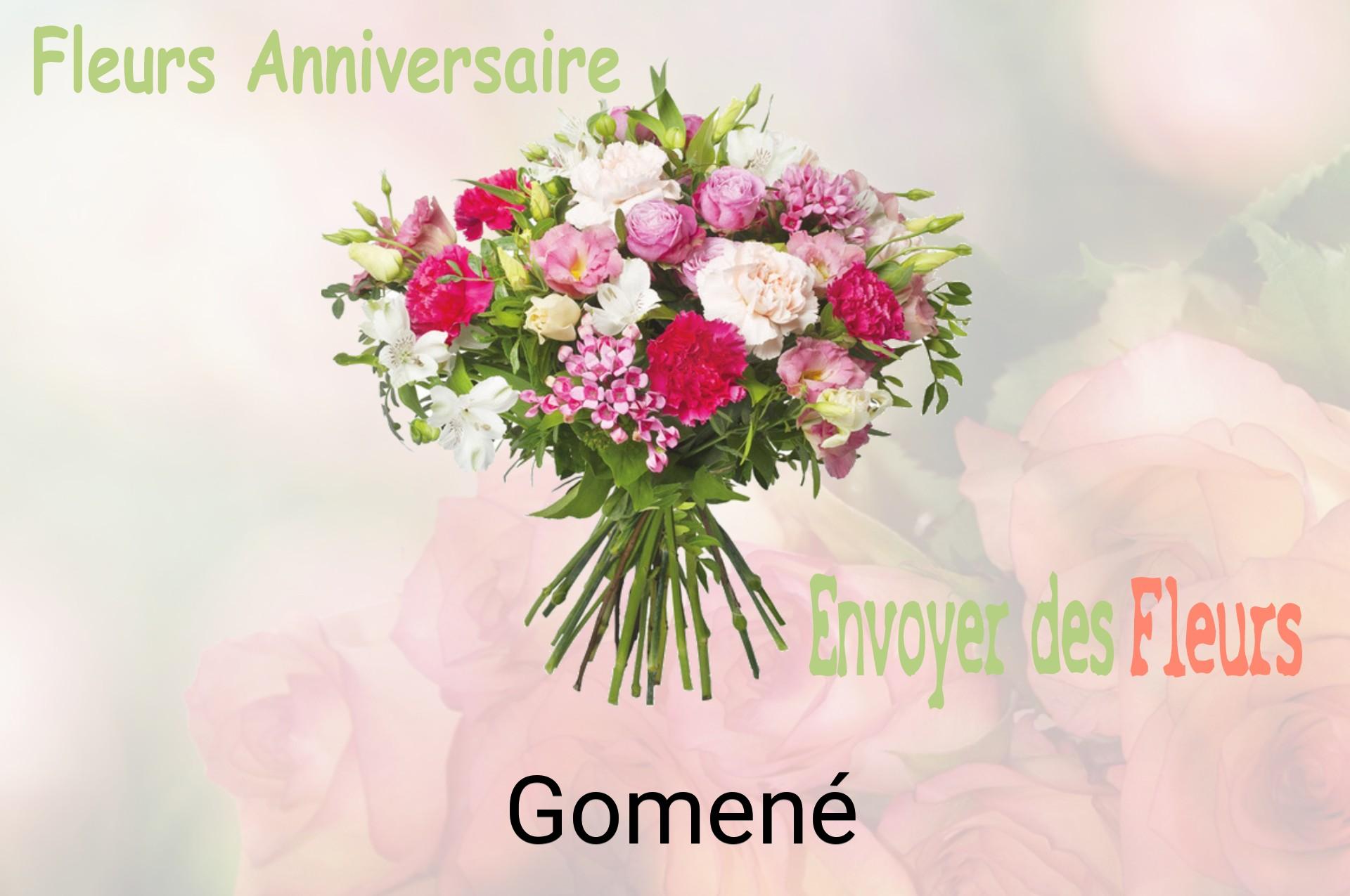 Bouquet de fleurs d’anniversaire livré à Gomené